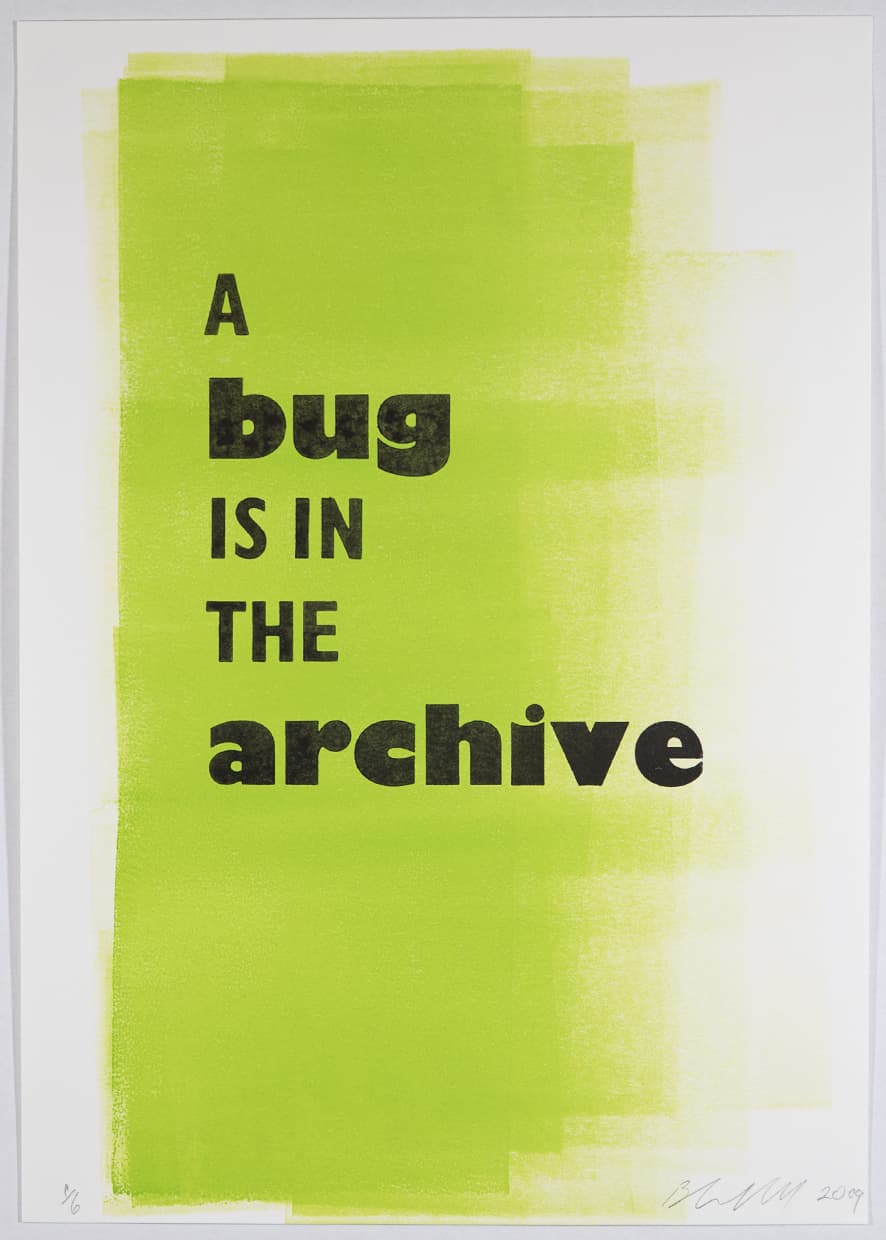 A bug is in the archive (from Folio C)