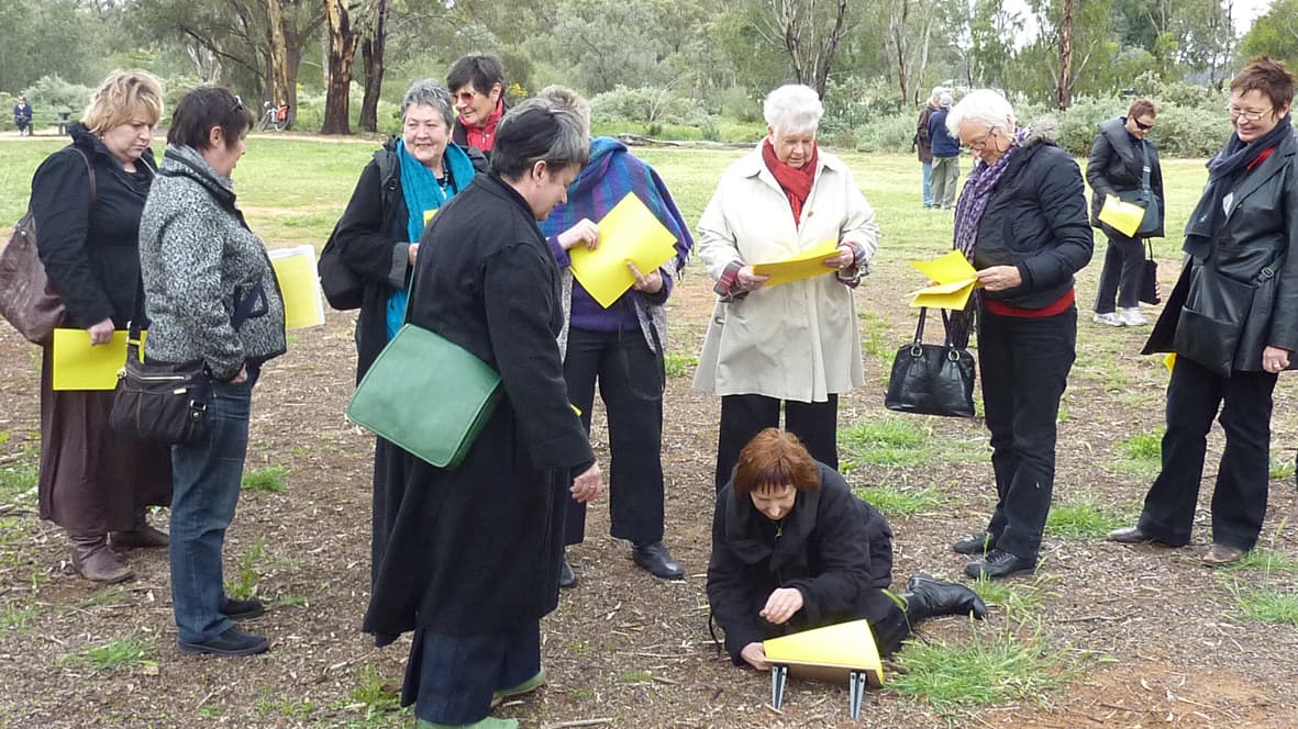 (to) give time to time, Mildura Palimpsest